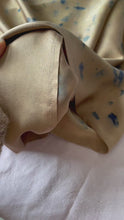 Load and play video in Gallery viewer, naturally dyed silk pillowcase - toasted flower
