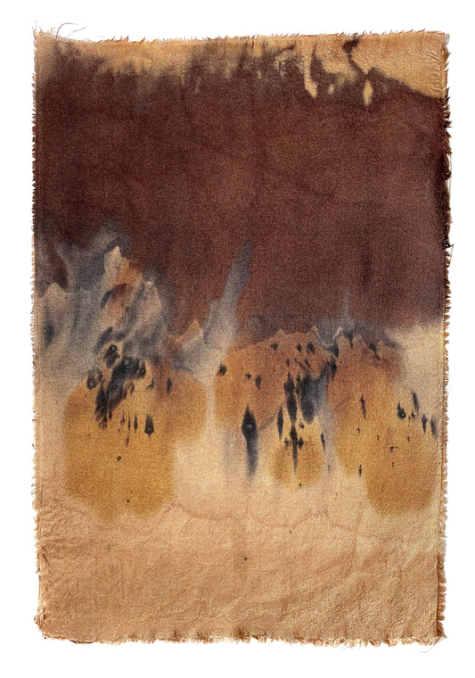 landscape - naturally dyed textile