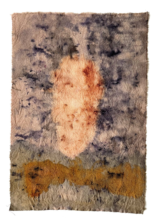 seascape 5 - naturally dyed textile