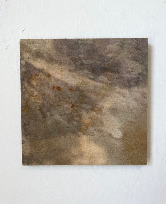 swamp III - naturally dyed textile