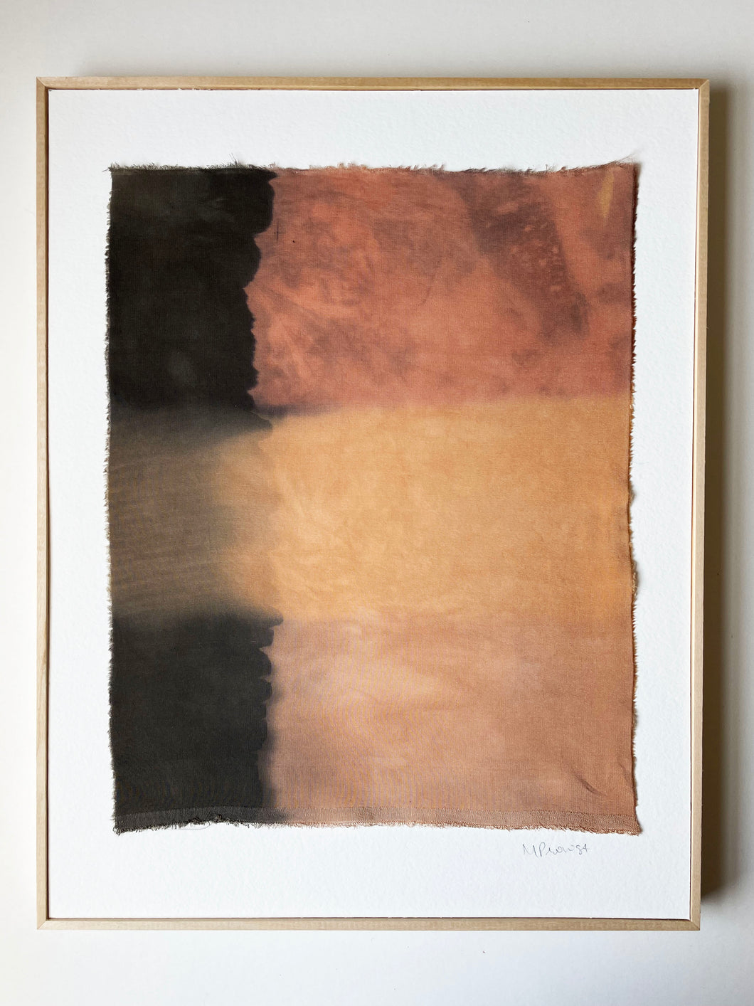 divided - naturally dyed textile