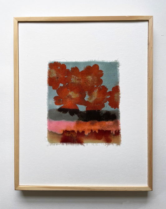 embedded - naturally dyed textile
