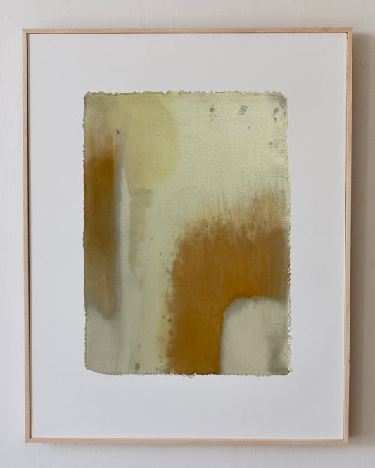 fennel - naturally dyed textile