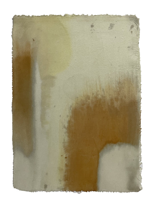 fennel - naturally dyed textile