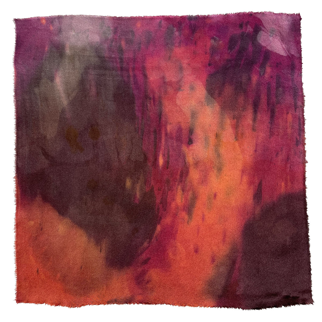 heat wave - naturally dyed textile