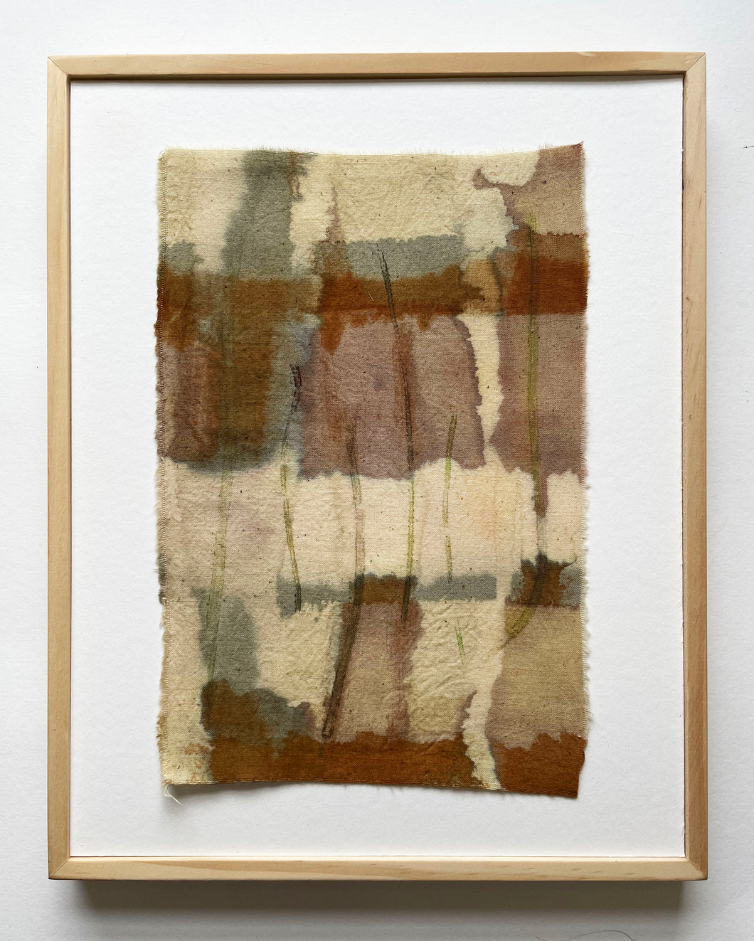 forest - naturally dyed textile