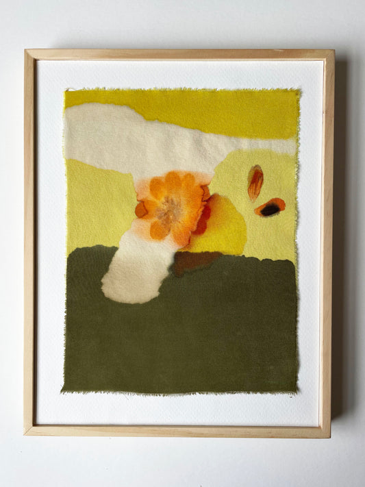 golden hour - naturally dyed textile