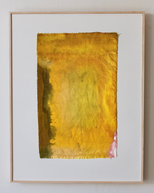 golden - naturally dyed textile