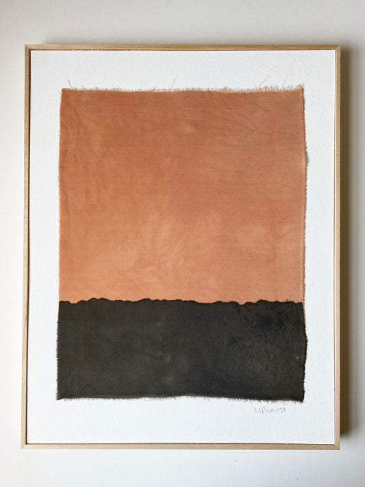 grounded - naturally dyed textile