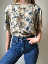 Load image into Gallery viewer, naturally dyed short sleeve silk blouse

