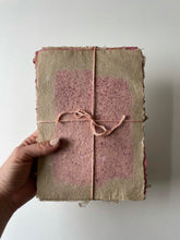 Load image into Gallery viewer, handmade naturally dyed paper - 15 6x8&quot; sheets - notecards, stationary, art, craft
