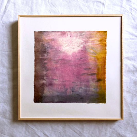 interlacing - naturally dyed textile