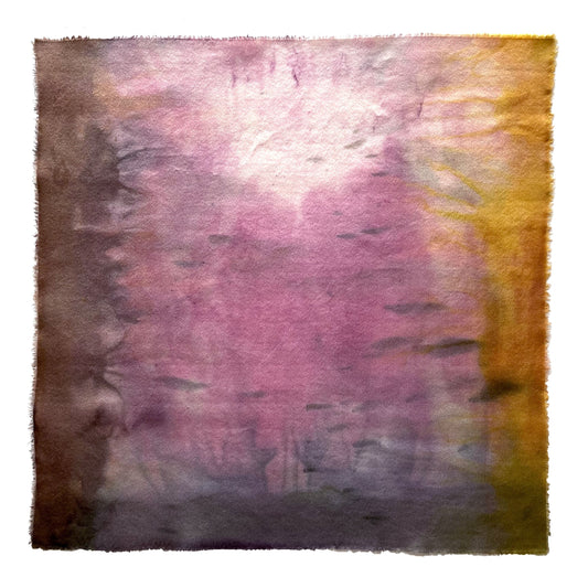 interlacing - naturally dyed textile