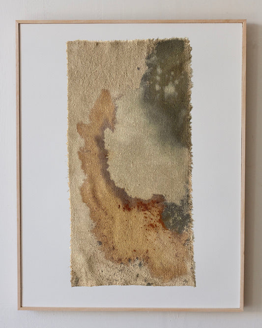 marsh - naturally dyed textile