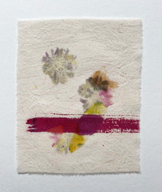 meta - naturally dyed textile
