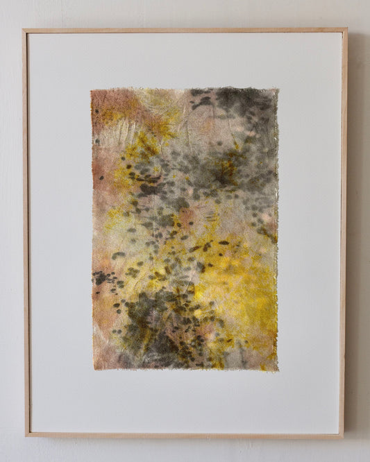 rain II - naturally dyed textile