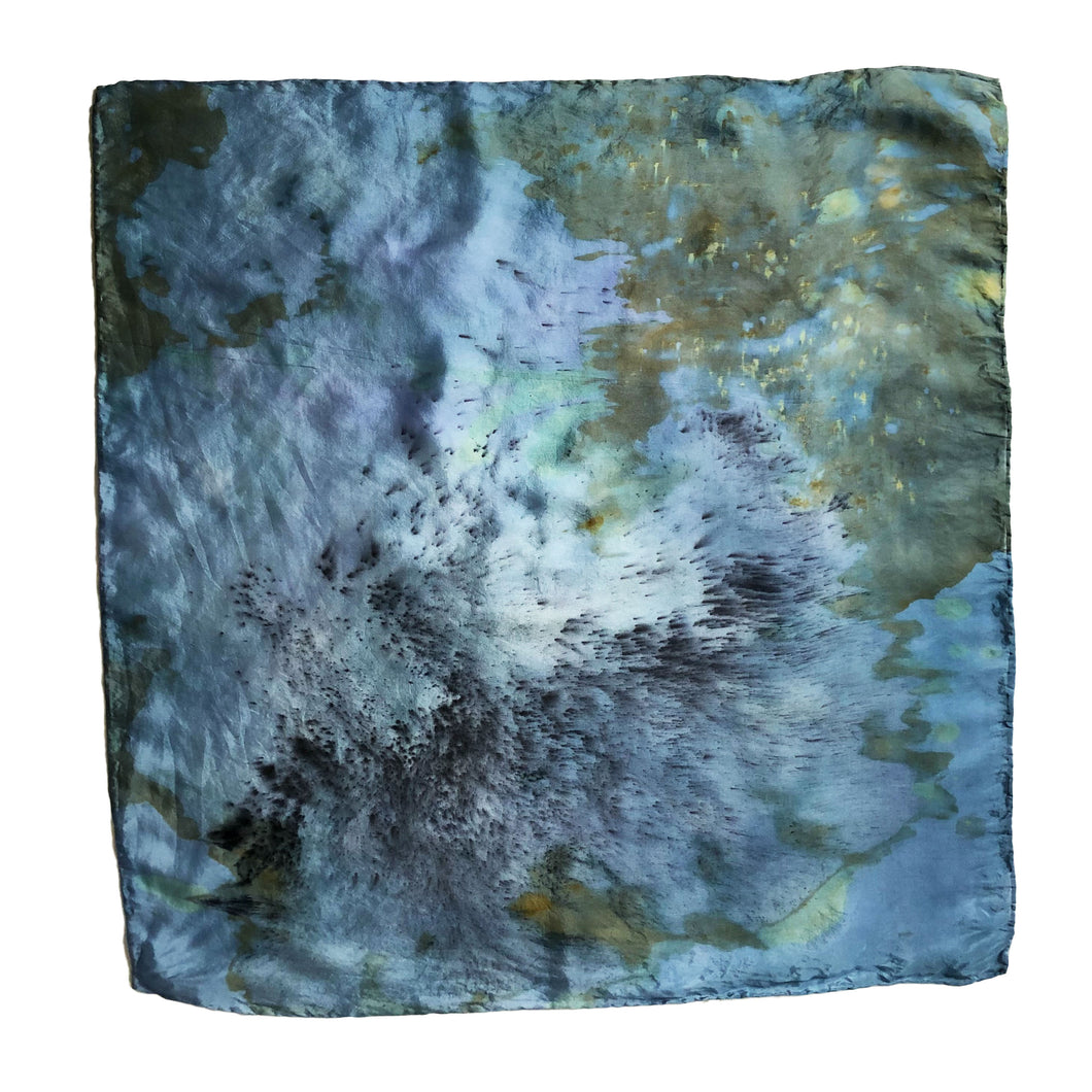 naturally dyed scarf - earth