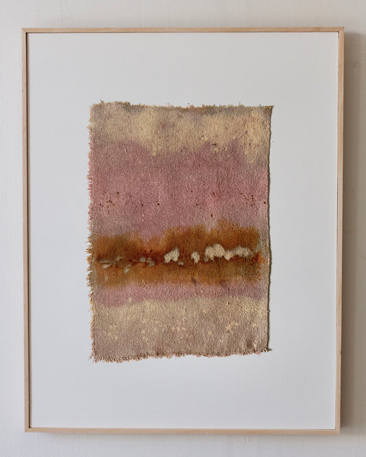 seascape 3 - naturally dyed textile