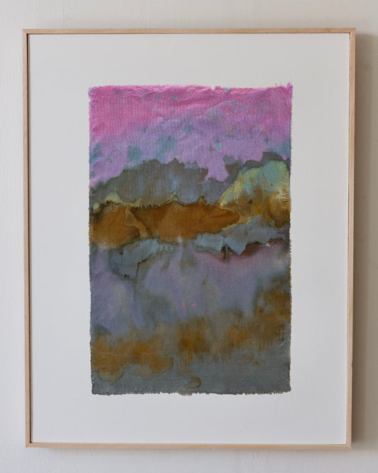seascape 1 - naturally dyed textile