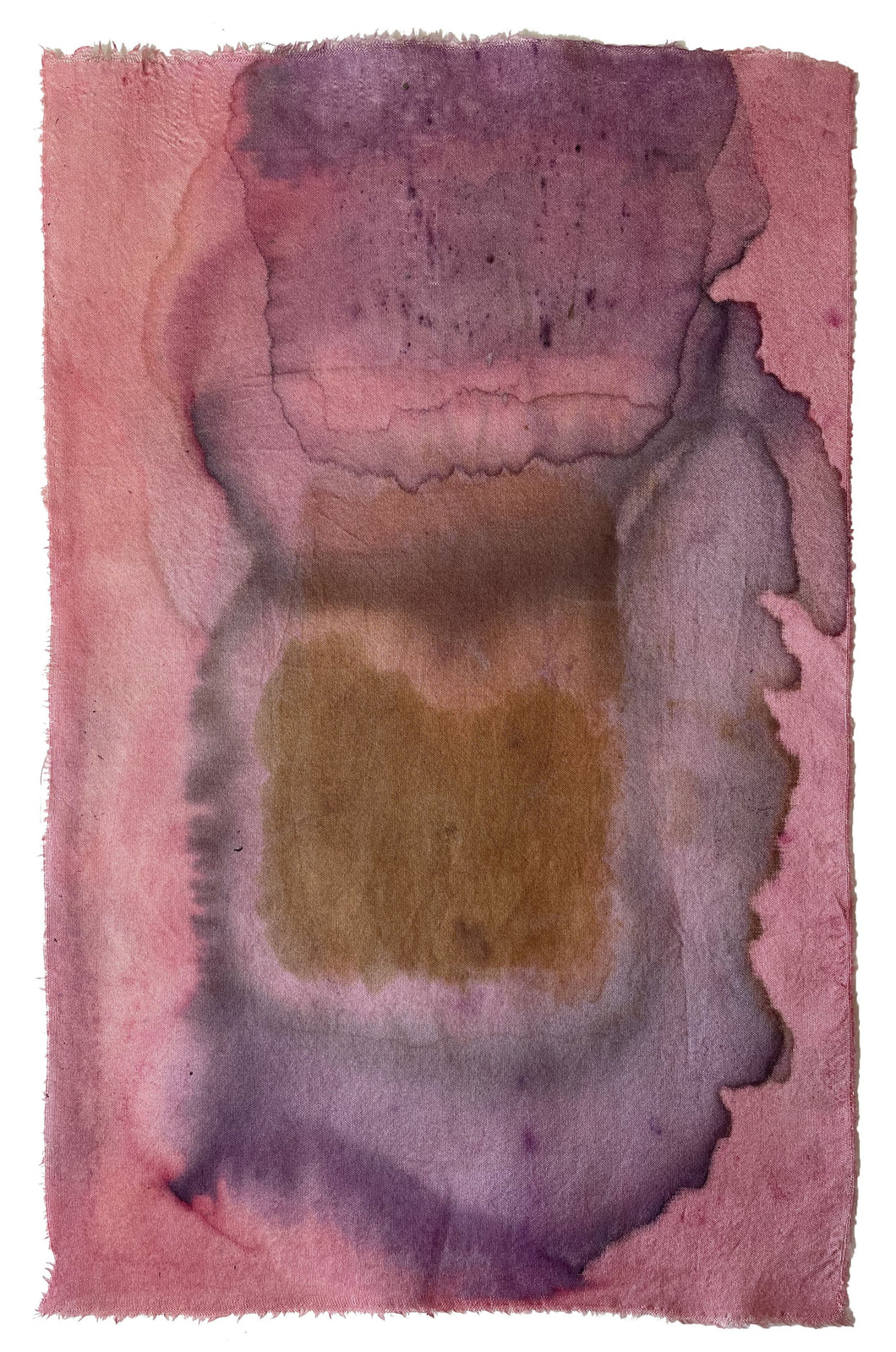 self portrait - naturally dyed textile