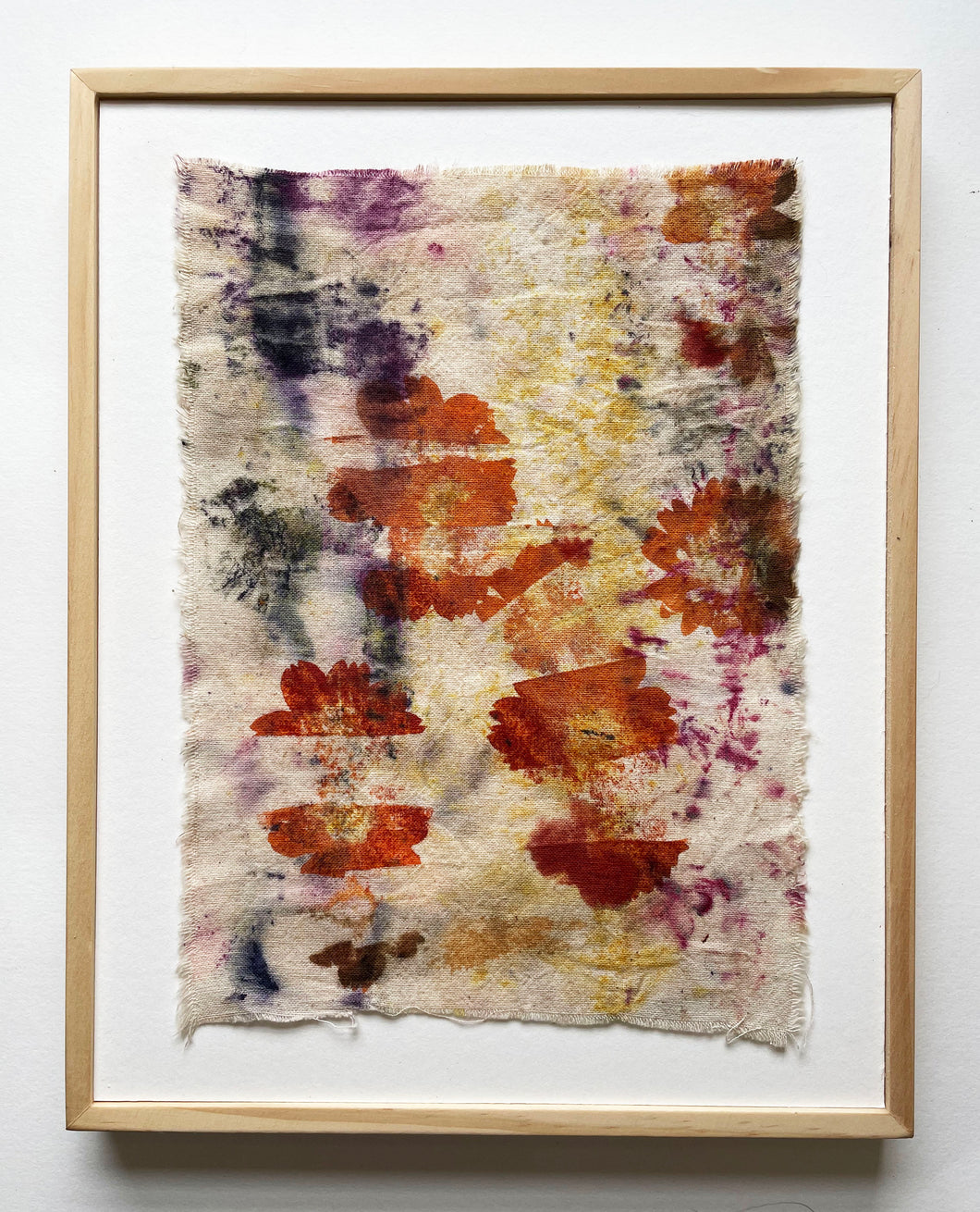 severed - naturally dyed textile