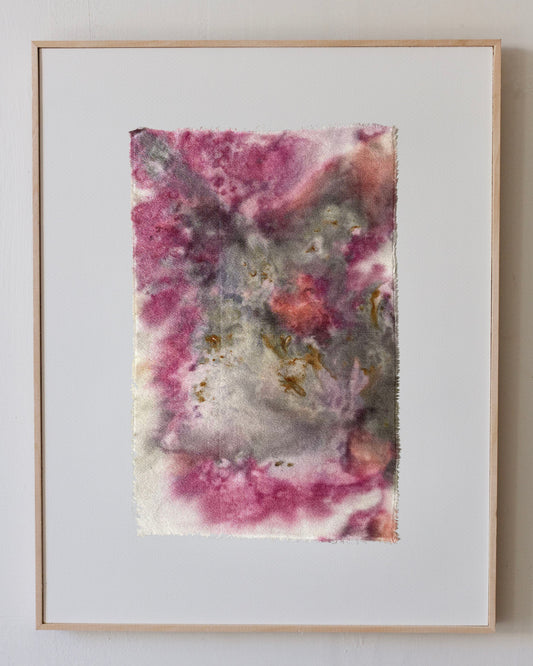 snow 1 - naturally dyed textile