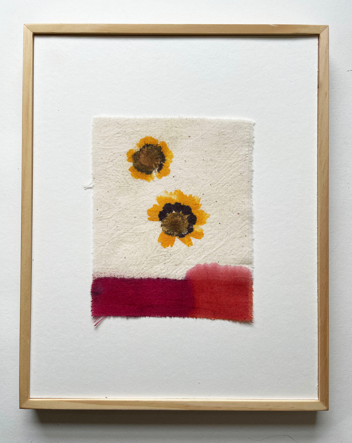stillness - naturally dyed textile