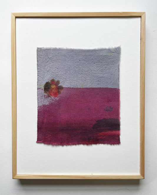 ocean flower - naturally dyed textile