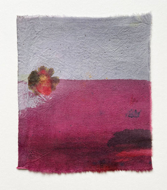 ocean flower - naturally dyed textile